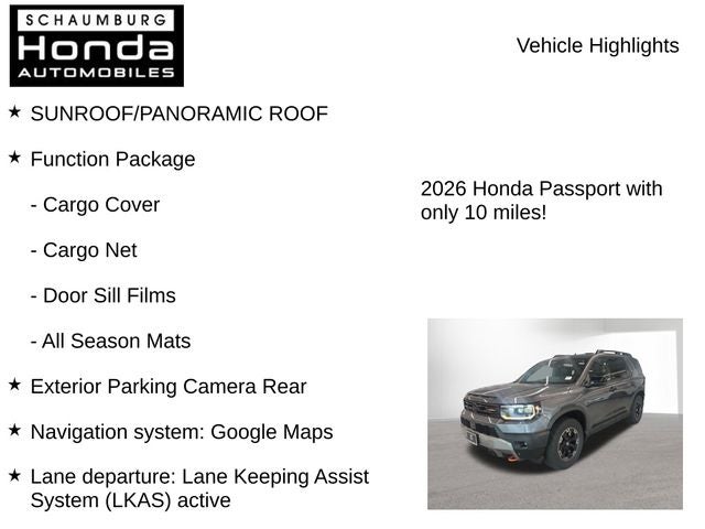 2026 Honda Passport TrailSport Elite