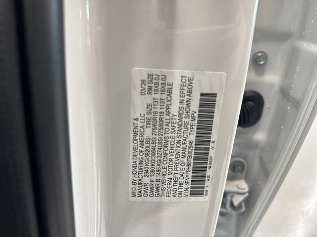 2026 Honda Passport TrailSport Elite Blackout