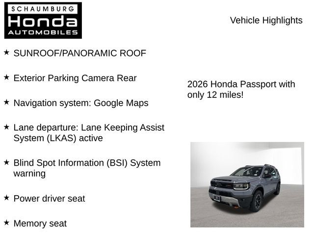 2026 Honda Passport TrailSport Elite