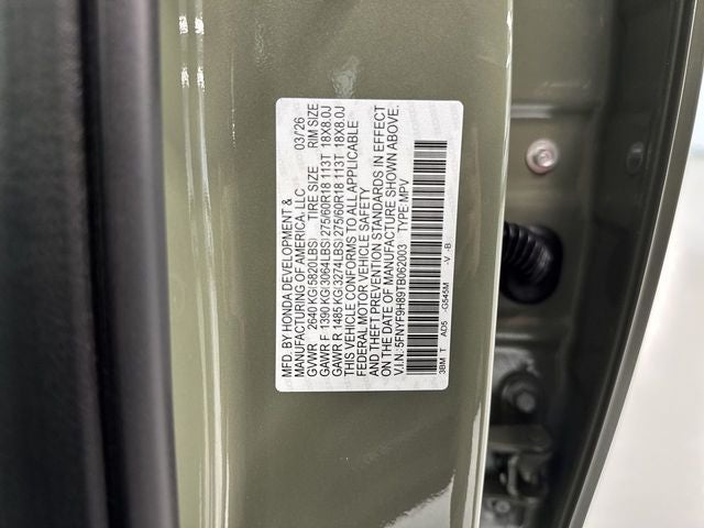 2026 Honda Passport TrailSport Elite