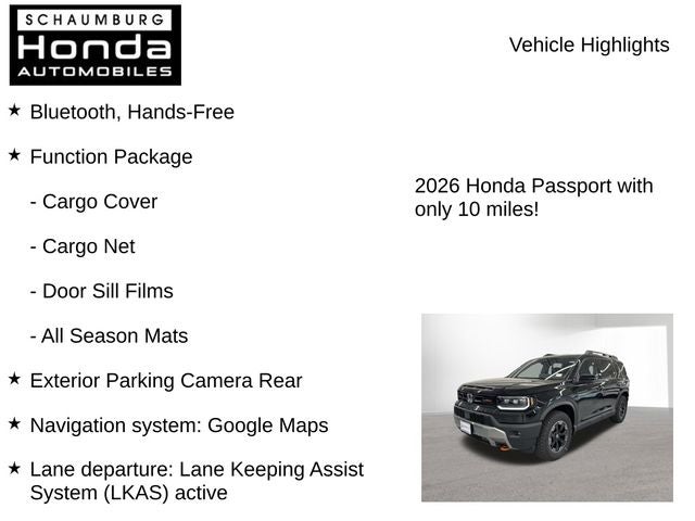 2026 Honda Passport TrailSport Elite