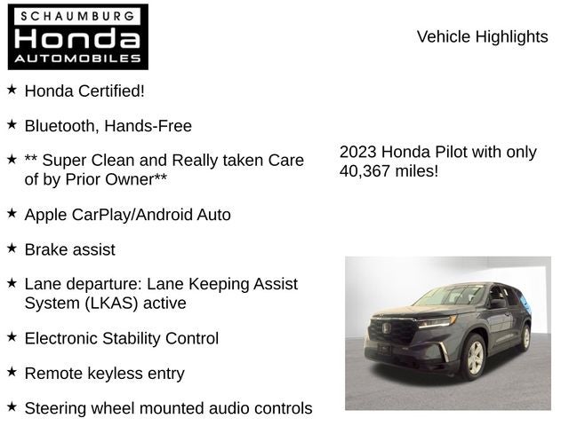 2023 Honda Pilot LX