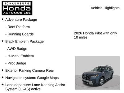 2026 Honda Pilot EX-L