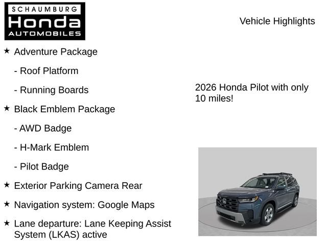 2026 Honda Pilot EX-L
