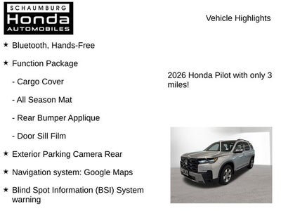 2026 Honda Pilot EX-L