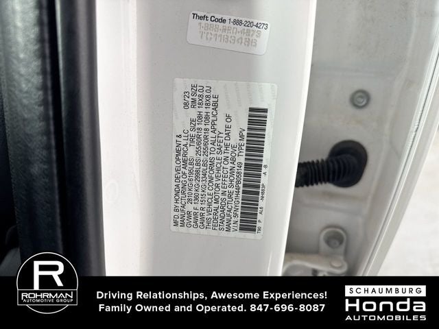 2023 Honda Pilot EX-L 8 Passenger