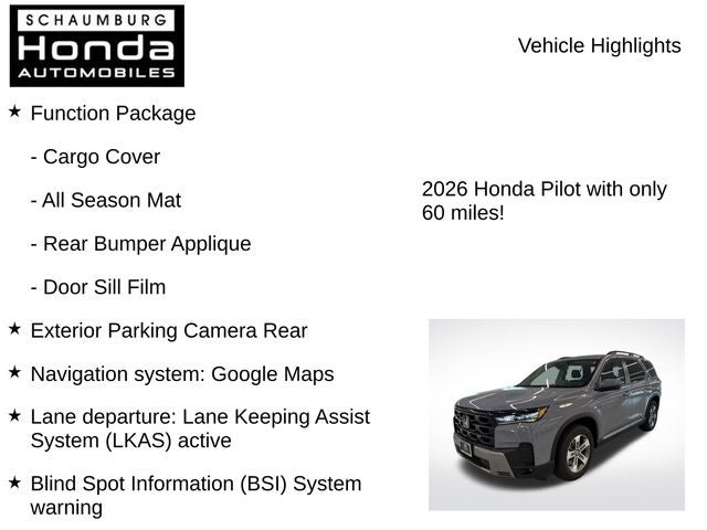 2026 Honda Pilot EX-L