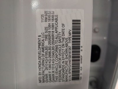 2025 Honda Pilot EX-L