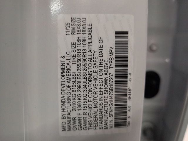 2025 Honda Pilot EX-L