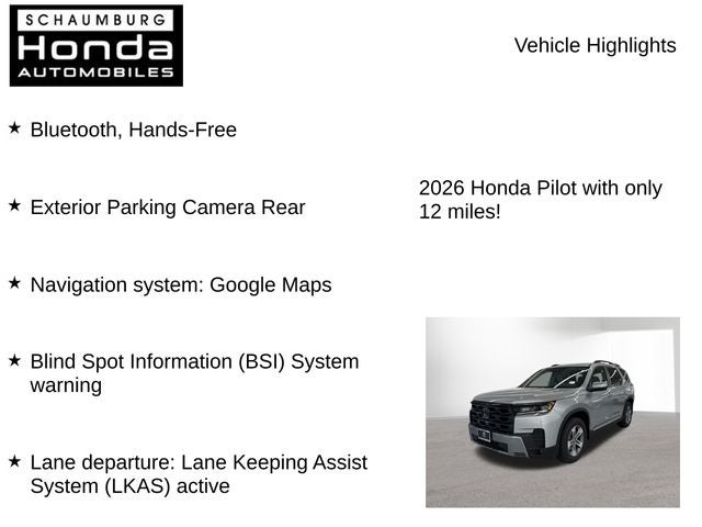 2026 Honda Pilot EX-L