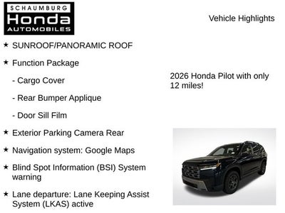 2026 Honda Pilot TrailSport
