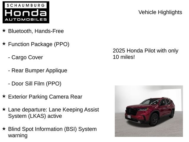 2025 Honda Pilot TrailSport