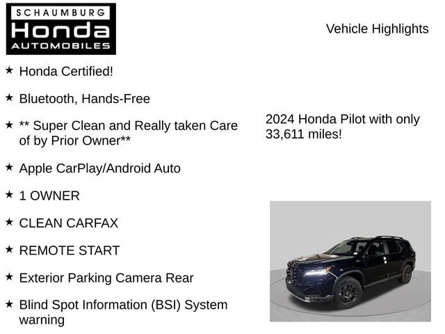2024 Honda Pilot TrailSport