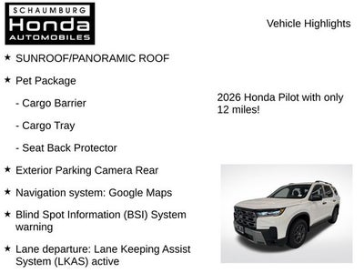 2026 Honda Pilot TrailSport