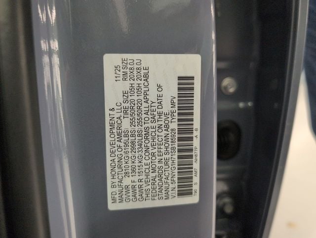 2025 Honda Pilot Touring