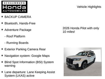 2026 Honda Pilot Touring