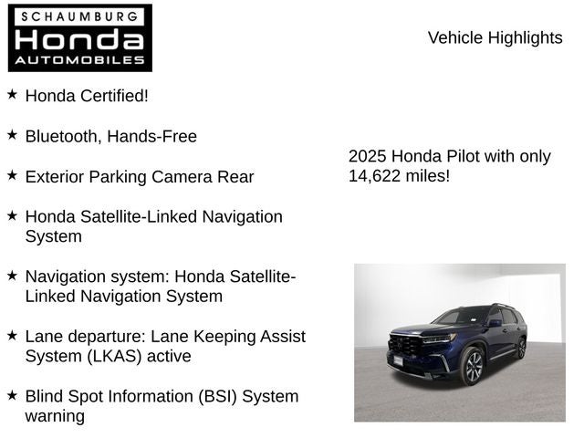 2025 Honda Pilot Touring