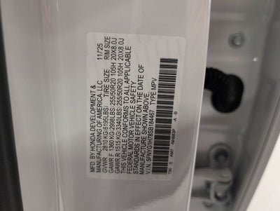 2025 Honda Pilot Touring