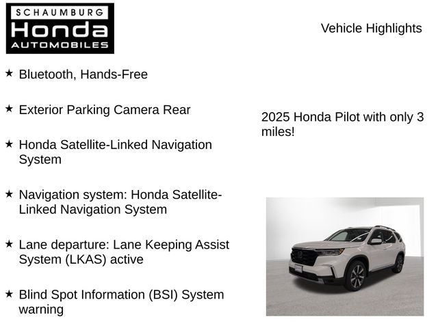 2025 Honda Pilot Touring