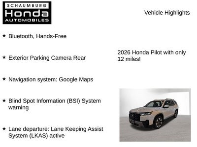 2026 Honda Pilot Touring