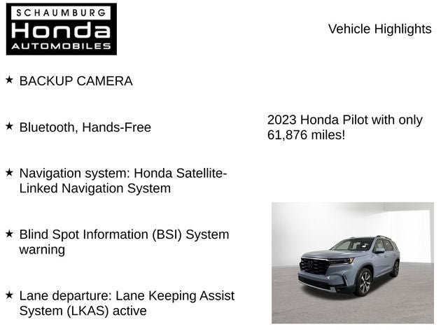 2023 Honda Pilot Touring