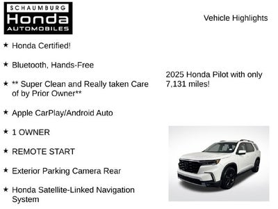 2025 Honda Pilot Touring