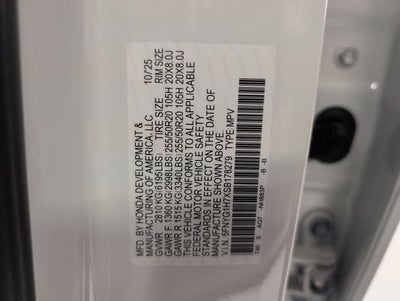 2025 Honda Pilot Touring+