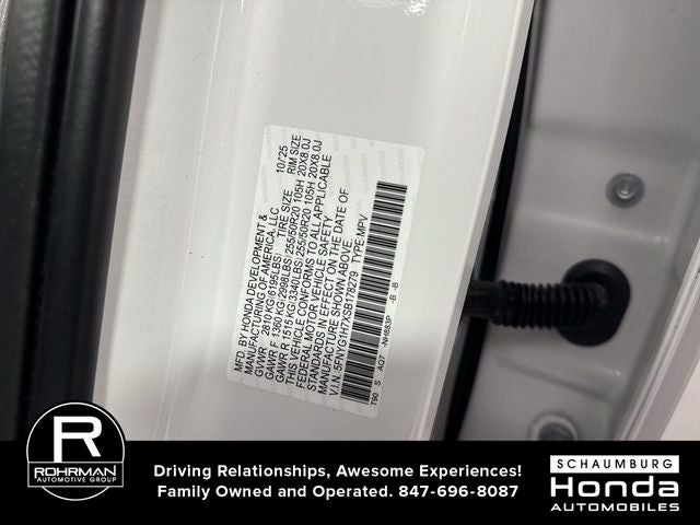 2025 Honda Pilot Touring+