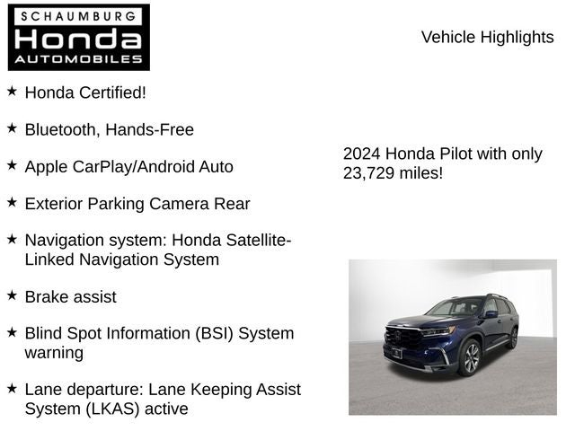 2024 Honda Pilot Elite