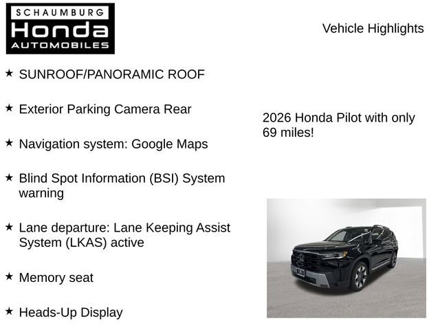 2026 Honda Pilot Elite