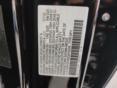 2025 Honda Pilot Elite