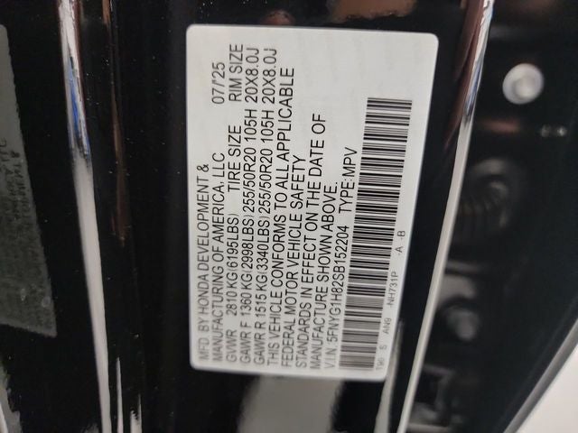 2025 Honda Pilot Elite