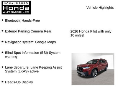 2026 Honda Pilot Elite