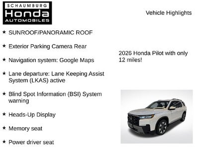 2026 Honda Pilot Elite