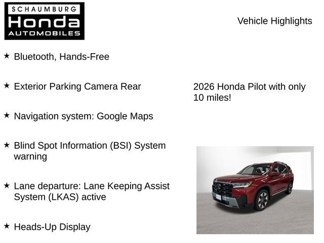 2026 Honda Pilot Elite