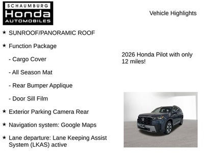 2026 Honda Pilot Elite