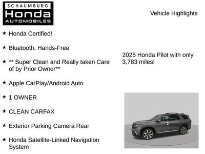 2025 Honda Pilot Elite