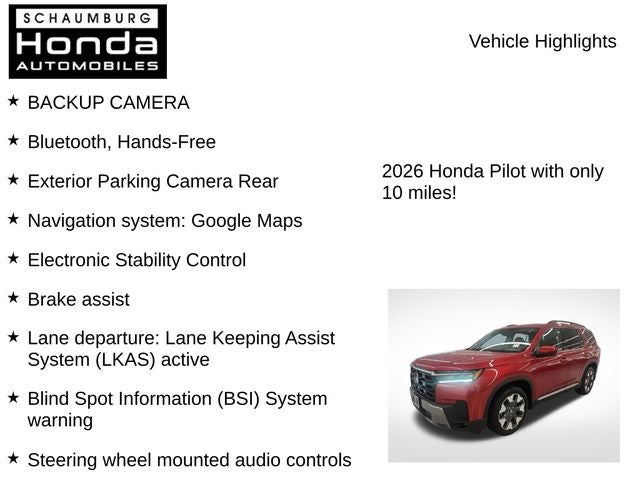 2026 Honda Pilot Elite