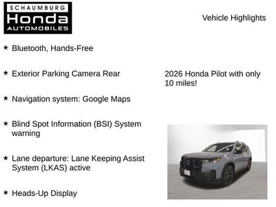 2026 Honda Pilot Black Edition