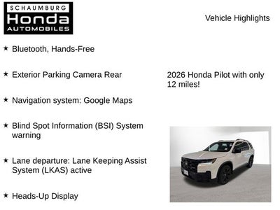 2026 Honda Pilot Black Edition