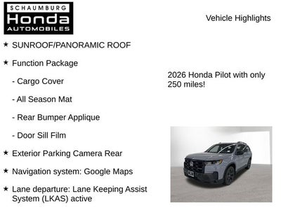 2026 Honda Pilot Black Edition
