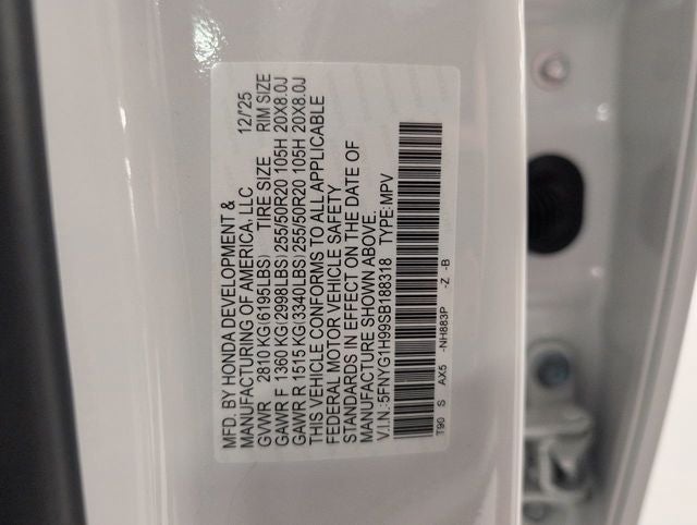 2025 Honda Pilot Black Edition