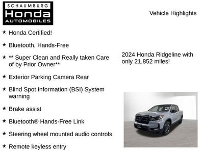 2024 Honda Ridgeline Sport
