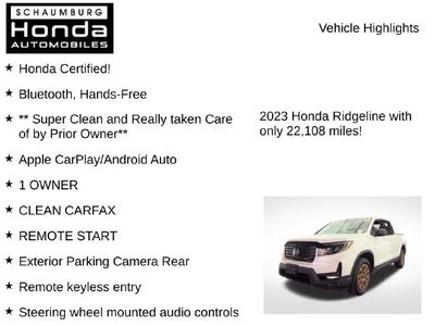 2023 Honda Ridgeline Sport