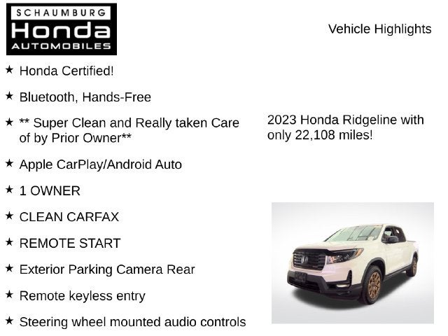 2023 Honda Ridgeline Sport