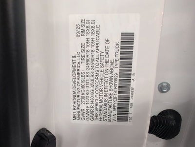 2026 Honda Ridgeline Sport