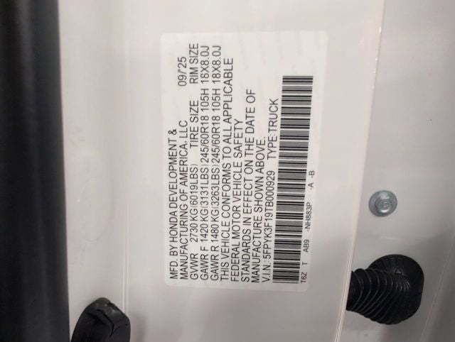 2026 Honda Ridgeline Sport