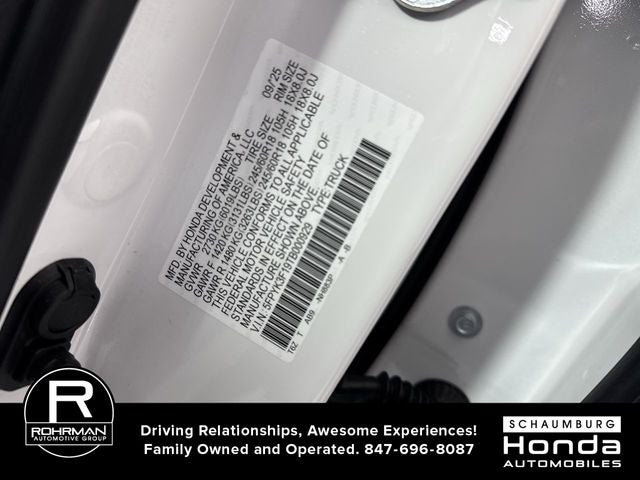 2026 Honda Ridgeline Sport