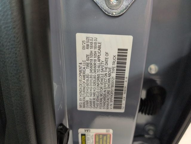 2026 Honda Ridgeline RTL