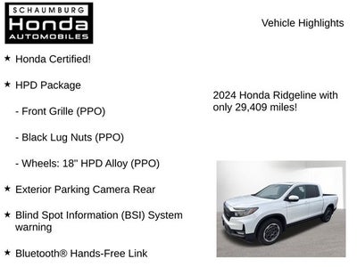 2024 Honda Ridgeline RTL